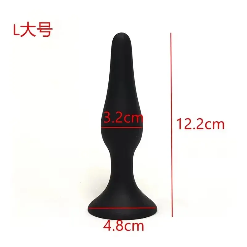 S/L/XL 矽膠肛門塞對接塞肛門刺激前列腺按摩性玩具女男同志肛門擴張器性用品店 Bdsm