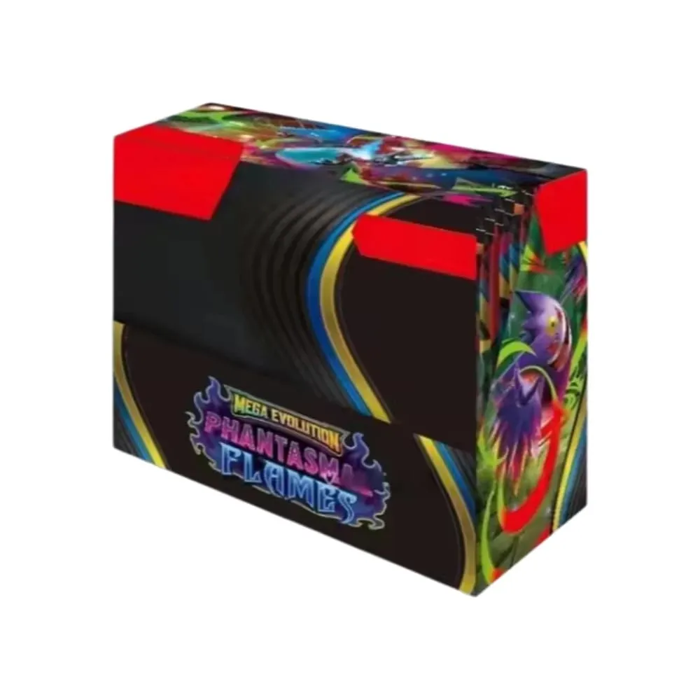 Pokémon TCG Mega Evolution - Pitch Black Booster Display Box Phantasmal Flames Booster Box Coleção de jogos de cartas colecionáveis ​​em inglês