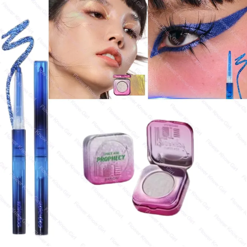 Kaleidos Camaleão Conjunto de Maquiagem para os Olhos Rosto Gel Delineador Lápis Camaleão Sombra Marcador Cromo Glitter Diamante em Pó — image 16
