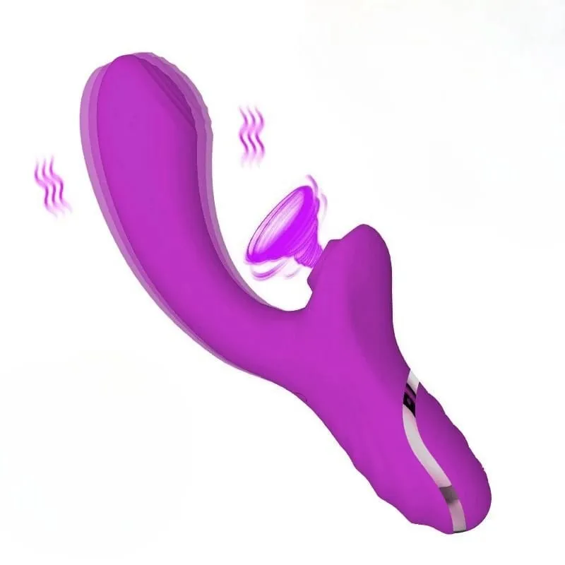 Double Clitoris Stimulator G-Spot Vibrator Powerful Tapping Fapping Finger Anal Dildo Vagina Massager Sex Toys for Women Adults