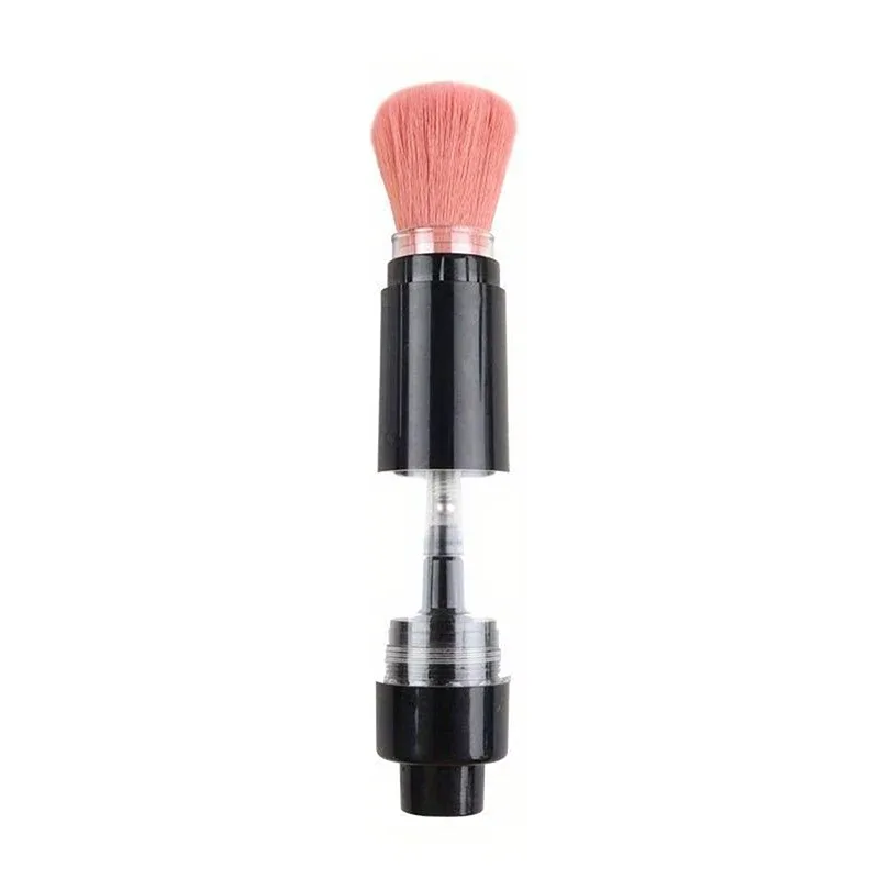 Multi-funcional push-on spray pó escova recarregável escova de pó cosméticos pincéis de pó fundação blush escova ferramentas de maquiagem — image 8