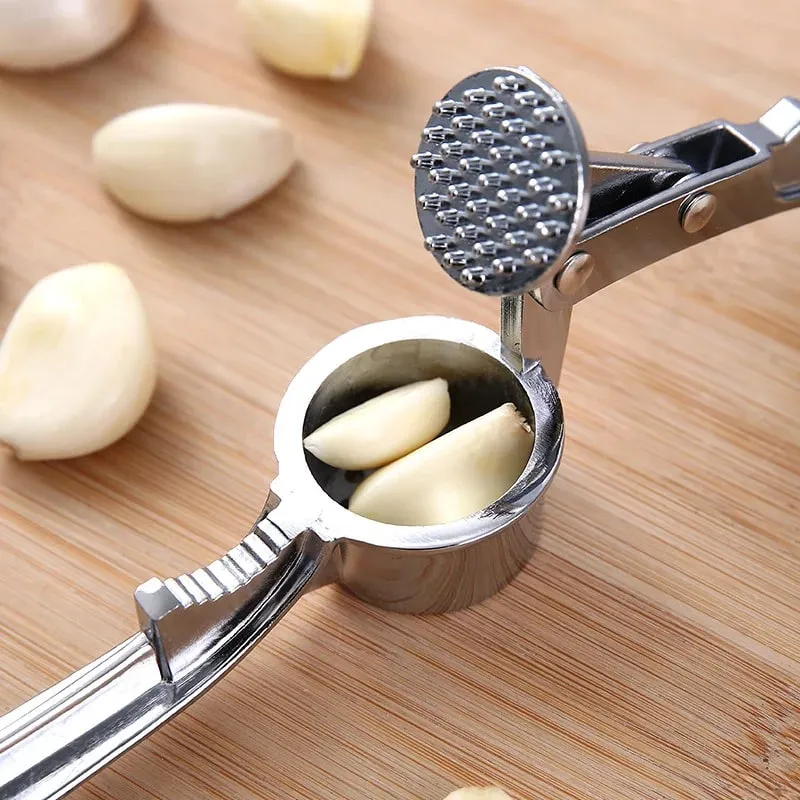 Aço inoxidável multifuncional imprensa de alho triturador cozinha cozinhar espremedor gengibre masher handheld gengibre picador ferramentas alho