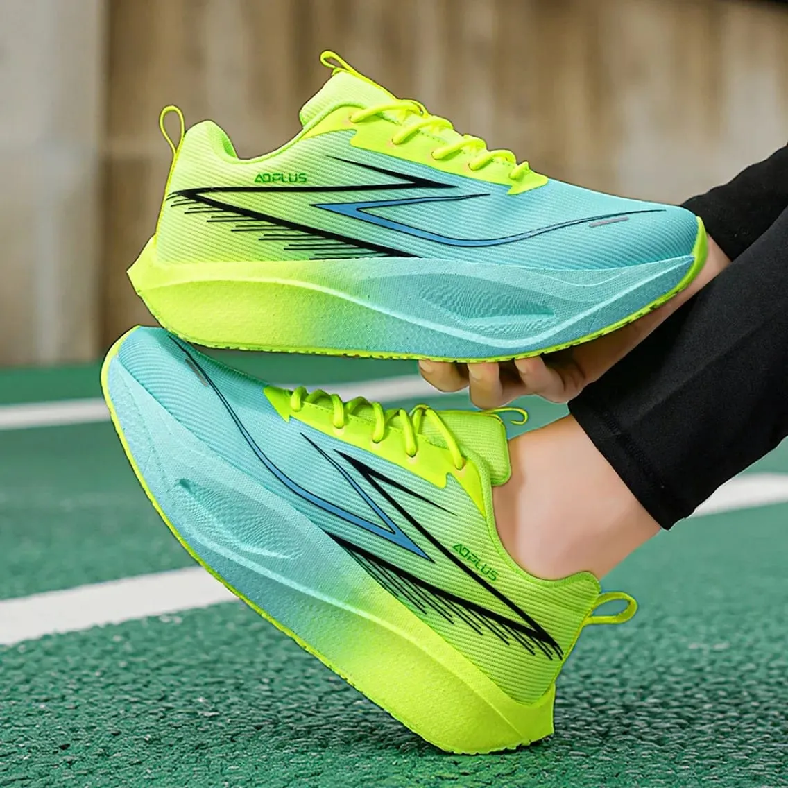Men Running Shoes Carbon Plate Marathon Sneakers Lightweight Breathable Athletic Sports Shoes Women's Comfortable Walking Shoes