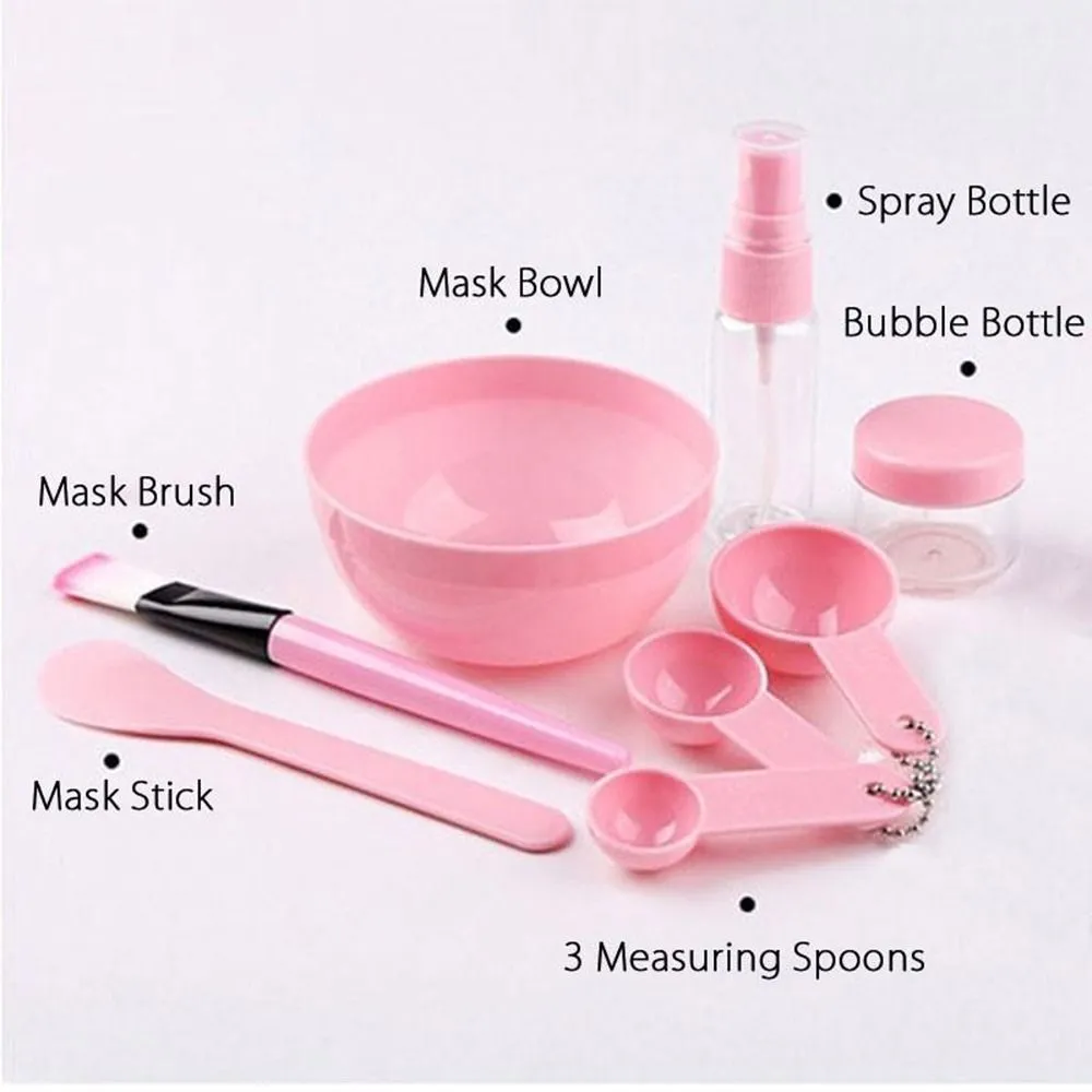 Máscara facial mistura tigela conjunto diy ferramenta de mistura máscara com máscara de silicone tigela pincéis de maquiagem espátula beleza cuidados com a pele beleza saúde
