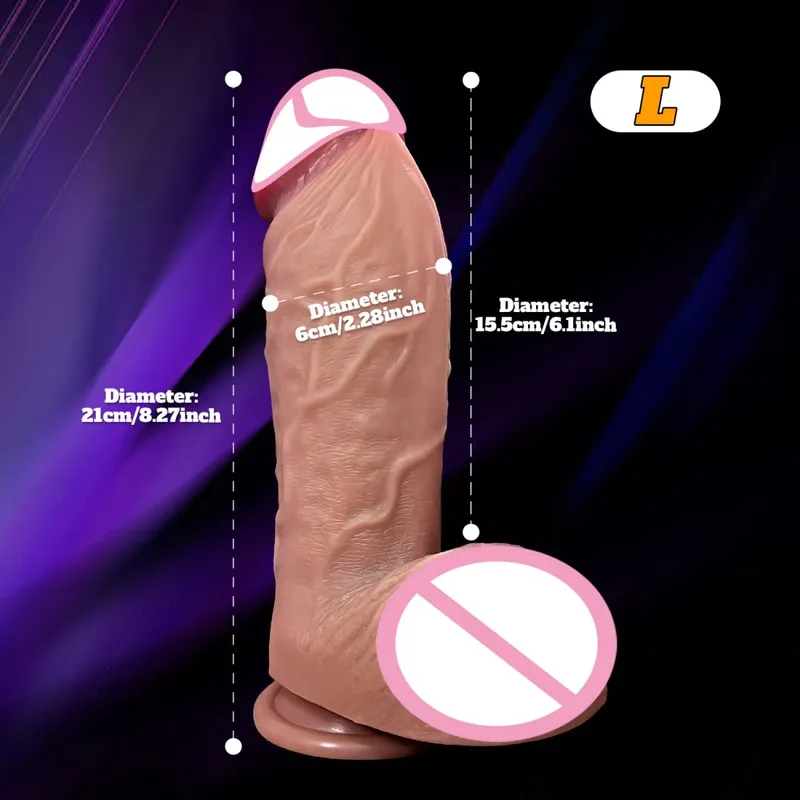 Enorme grosso realista vibrador grande pênis dupla penetração anal plug vagina masturbador falso pau adulto brinquedo sexual para mulheres sexuales