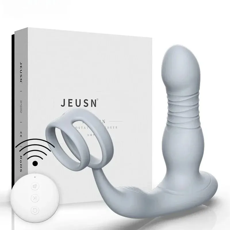 2026 masculino massageador de próstata vibrador empurrando anal butt plug vibrador brinquedos sexuais para homens controle remoto elétrico butt plug adulto 18 +