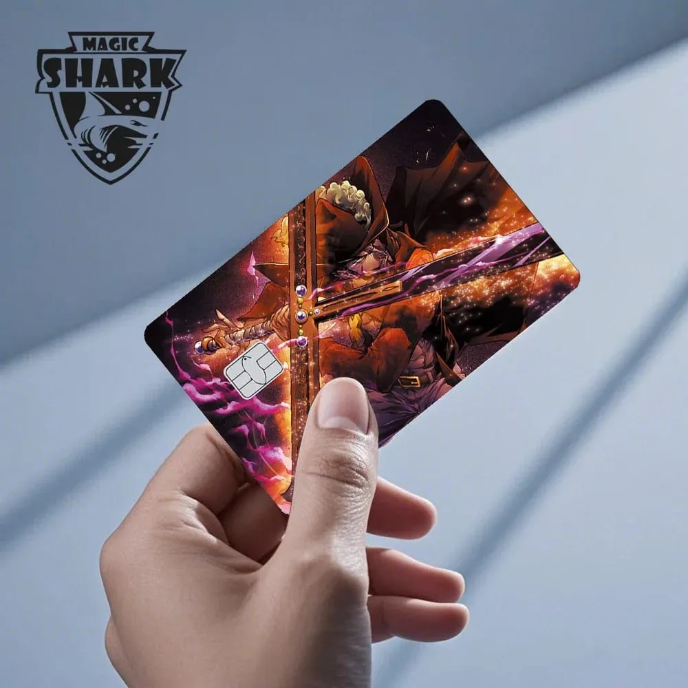 Hot Sale Maigc Shark Anime Chopper Luffy Nami Waterproof Front Side Sticker Film Skin for Credit Debit Card