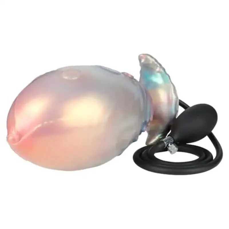 Monster vibrador inflável tentáculo fantasia anal plug com base de curva de espessura ajustável brinquedos sexuais infláveis ​​grossos para mulheres homens