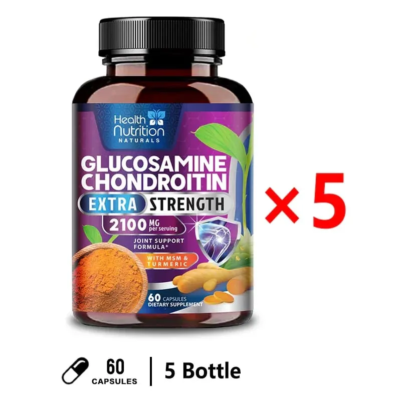 Apoio 2100mg da articulação da força tripla da cúrcuma MSM da glucosamina Chondroitin