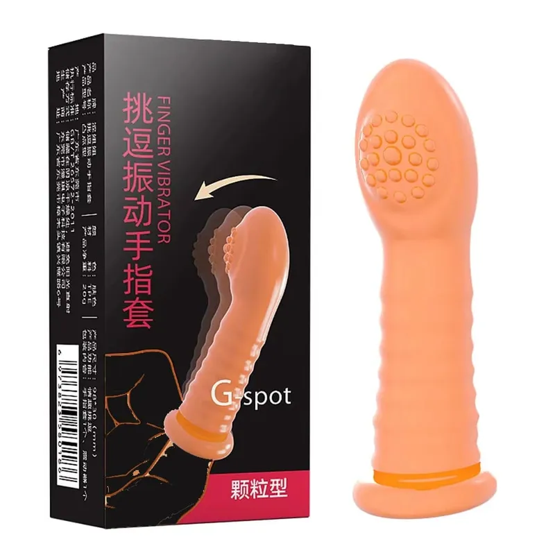 Vibradores de dedo orgasmo g ponto clitóris estimulador de massagem vaginal masturbador erótico vibratório dedo manga brinquedo sexual para mulher