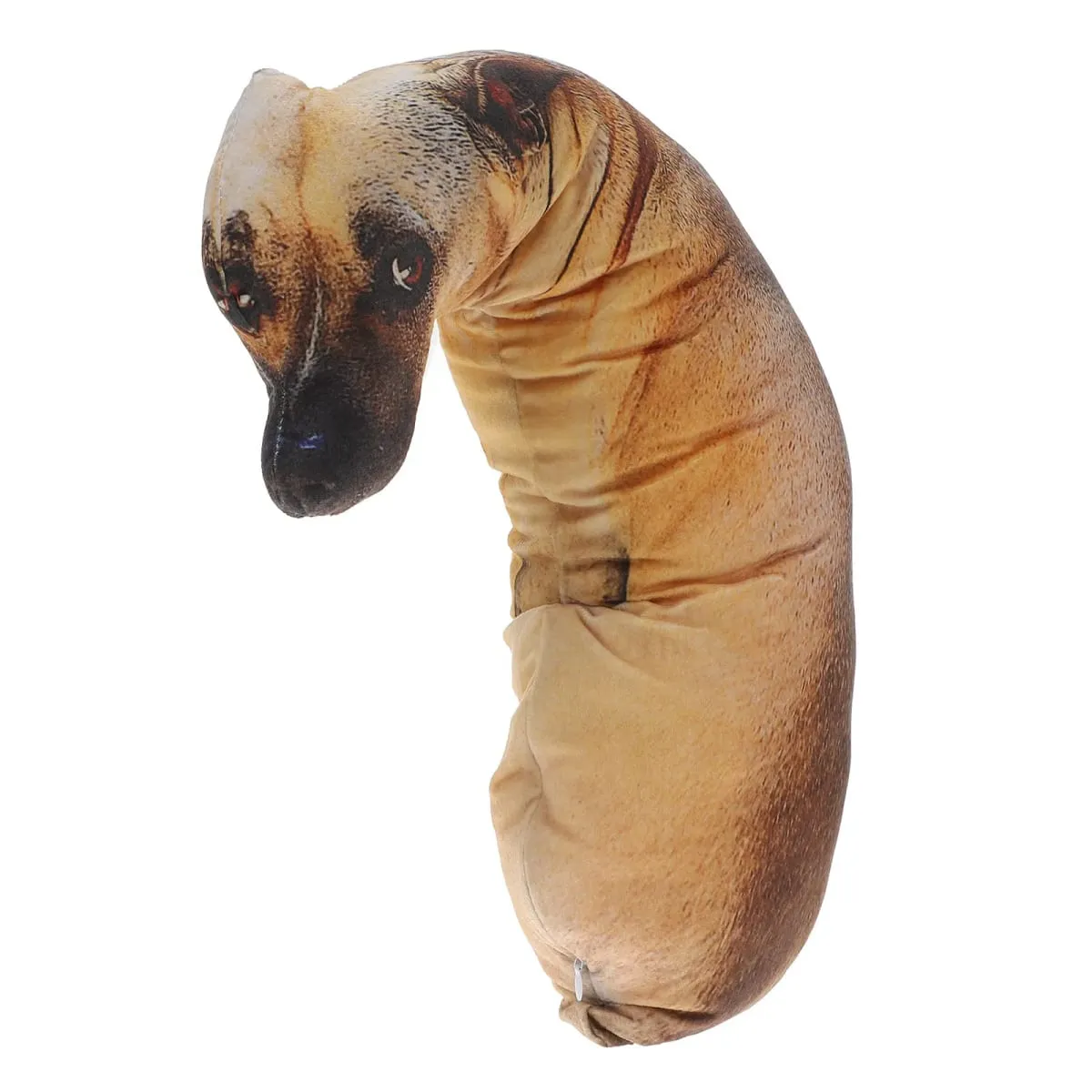 Travesseiro de simulação 3D para cachorro, almofada de apoio confortável em formato estéreo de corpo inteiro de algodão PP de alta densidade para quarto de berçário de crianças