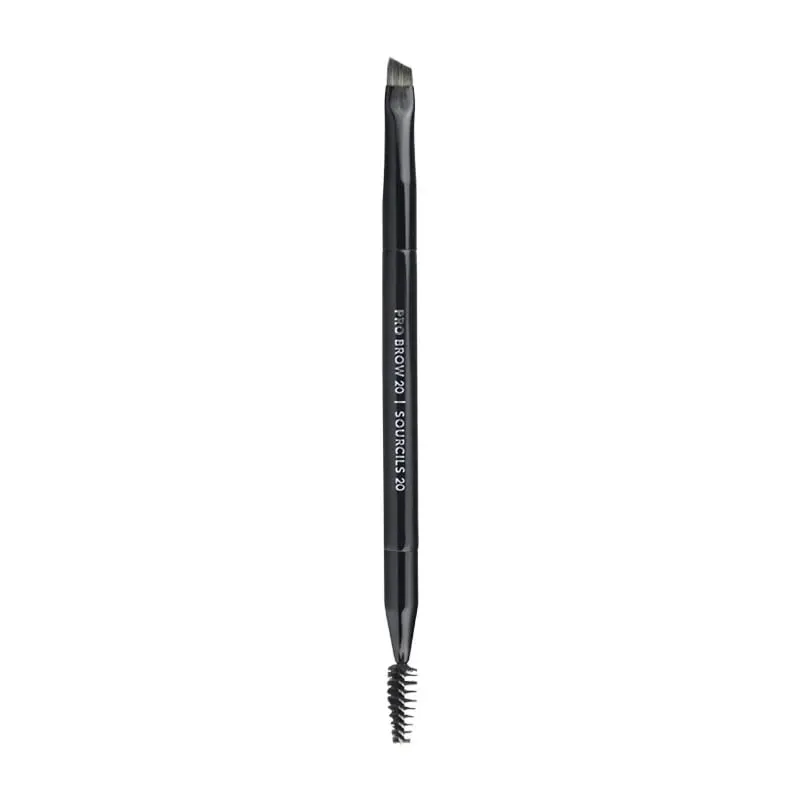 1pc maquiagem chanfrada fundação pó contorno sombra de olho escova ferramenta ultra macio compõem afilado liquidificador destaque sombra de sobrancelha