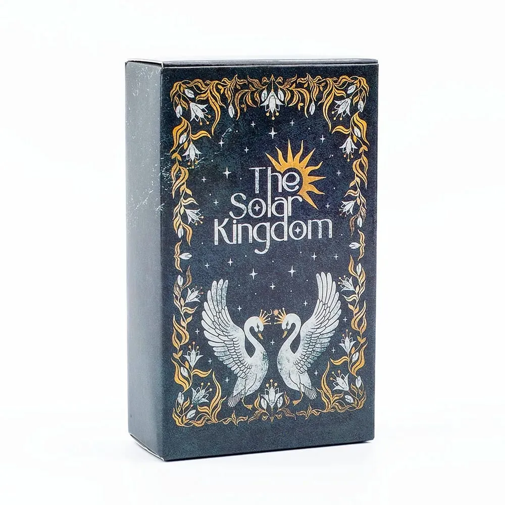 Baralho de tarô do reino solar, conjunto de 78 cartas oracle para visão cósmica e adivinhação, versões em inglês, edição de jogo de tabuleiro