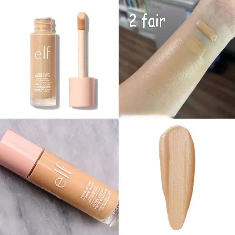 Elf Halo Glow Series Liquid Blush Líquido Highlighter Contorno para Tridimensional Shadow Contour Modification Setting Spray