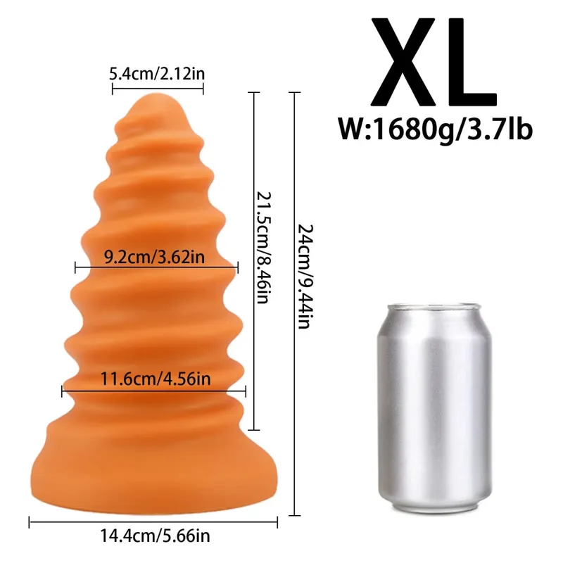 Enorme plugue anal treinamento anal dilatador grande vibrador bunda longo parafuso butt plug grande brinquedo sexual gay para mulheres homens massagem de próstata 18