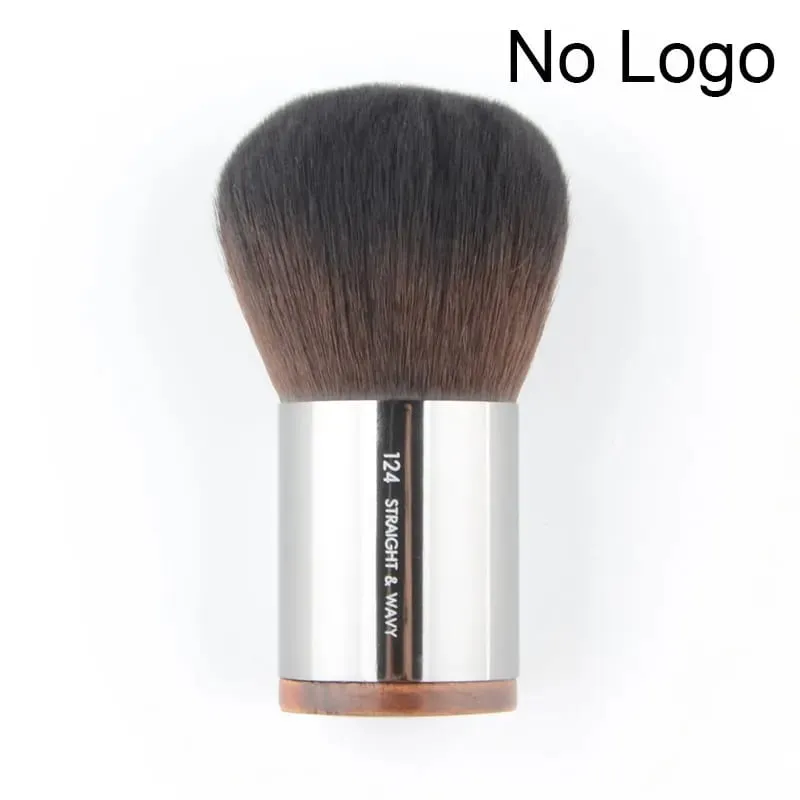 1 ชิ้น #112 แบบพกพามุมแบน Foundation แปรงแต่งหน้าไม้ธรรมชาติ Buffing Foundation ฝาครอบแปรงแต่งหน้ามืออาชีพ