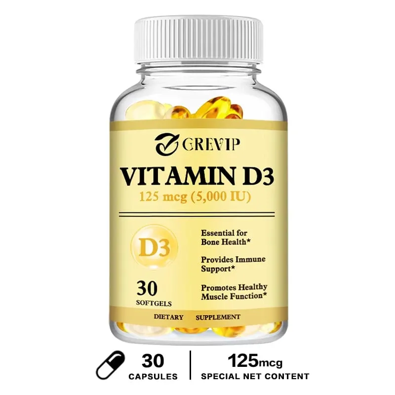 Vitamina D3 – Promove Função Muscular Saudável e Suporte Imunológico