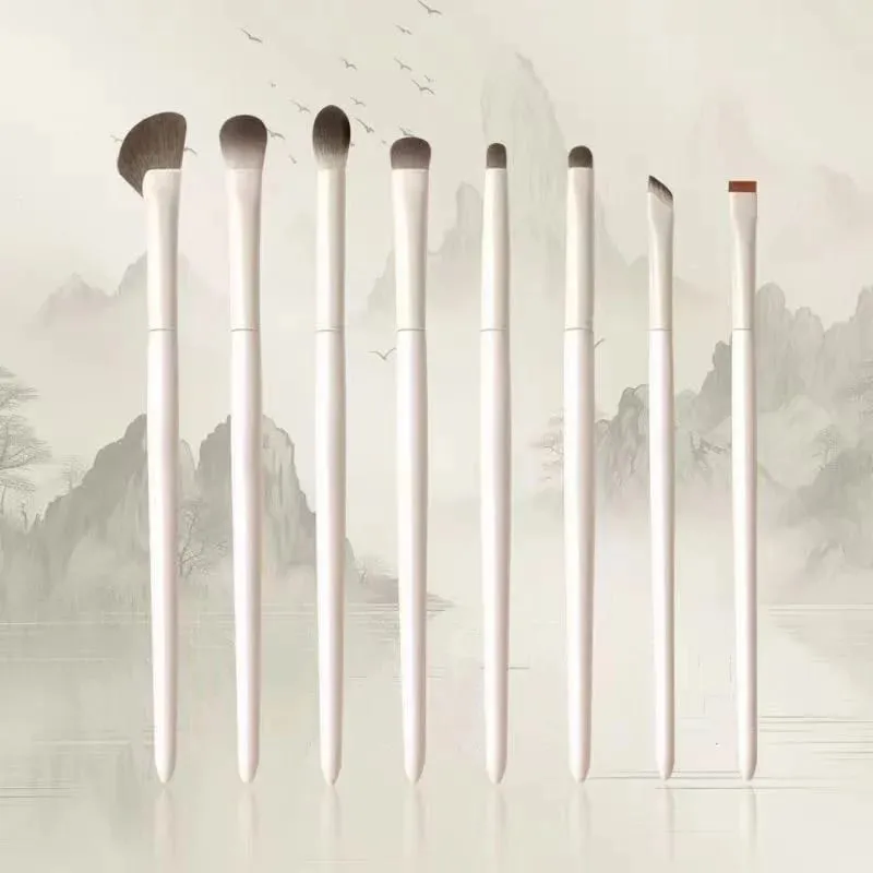 Kit de pincéis de maquiagem para sombra, alta qualidade, ponto, blush, sombra, sobrancelha, pó solto, ferramenta de pincéis de maquiagem para os olhos