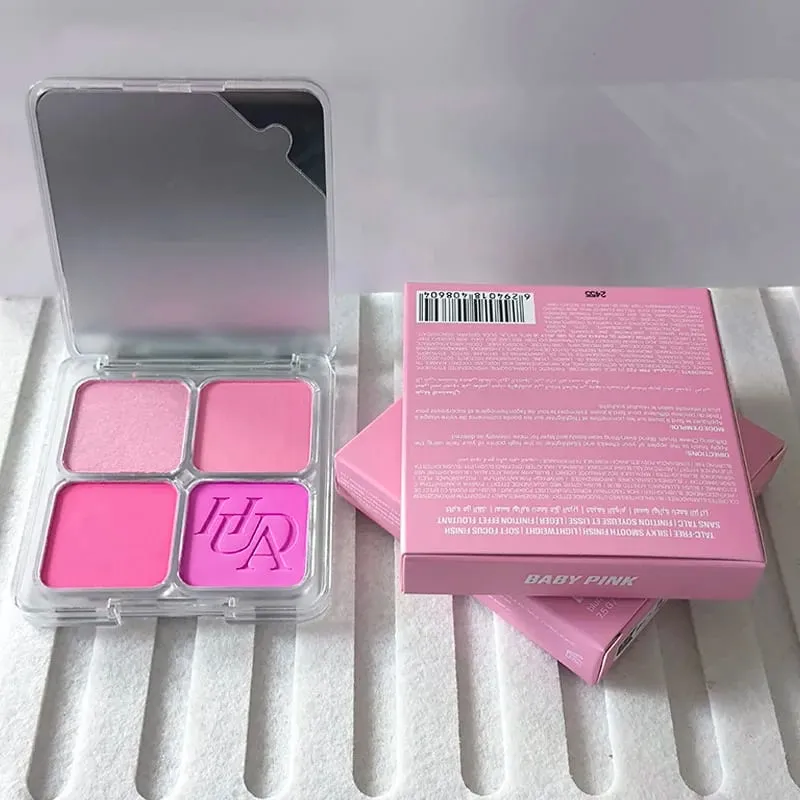 Popular Lip Gloss Is Smooth and Easy To Apply Matte Non Stick Cup Powder Is Fine and Long-lasting Makeup 4 Color Blusher Product