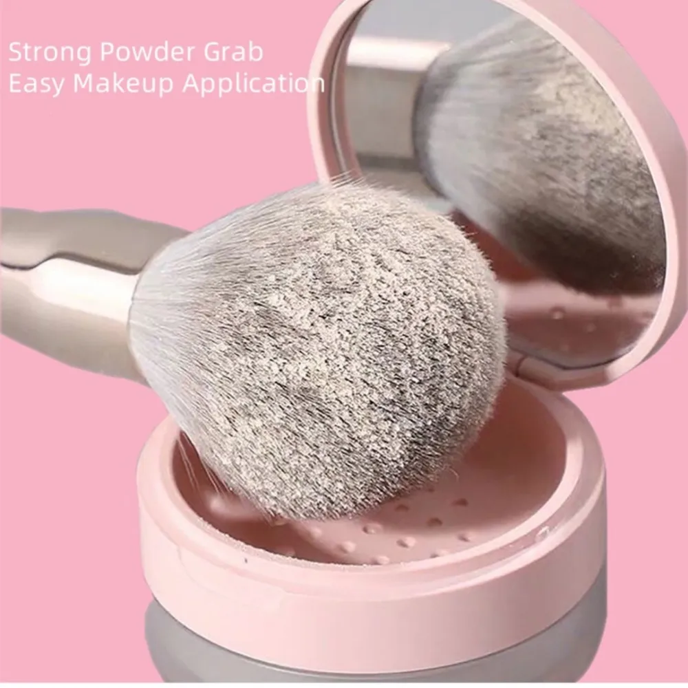 Conjunto de pincéis de maquiagem com 17 peças: pincel para sombra, base, destaque, blush, corretivo, pó, ferramentas cosméticas de alta qualidade