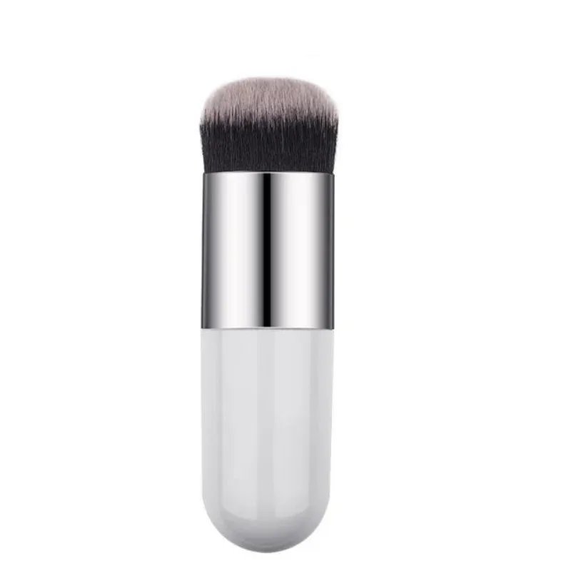 1 pçs pincéis de maquiagem rosto fundação pó solto corretivo mistura blush escova macio sintético cosméticos beleza maquiagem ferramentas