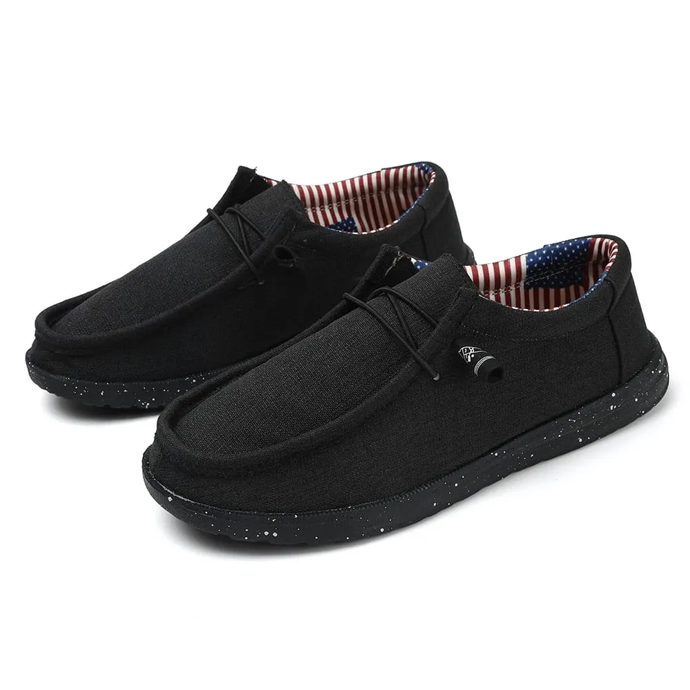 Sapatos mocassins clássicos masculinos plus size, cor sólida, respirável, confortáveis, casuais, duráveis, leves, para caminhada