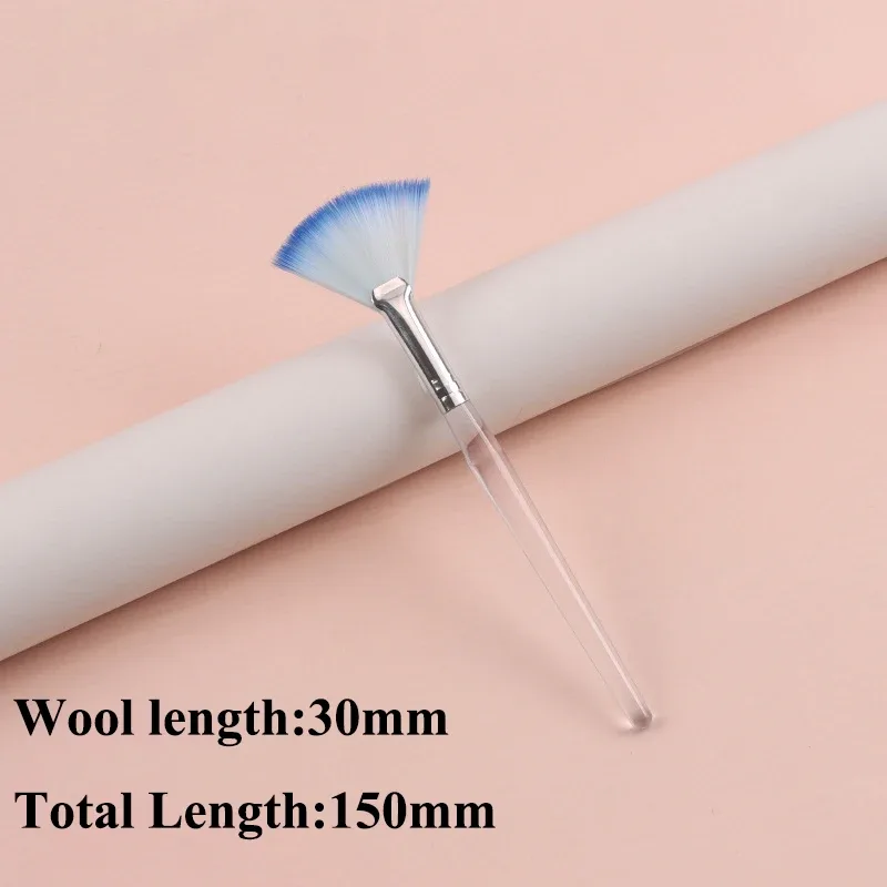 Practical Facial Brushes Fan Makeup Brushes Portable Mask Brush Cosmetic Tools for Women Flexible Facial Soft Mask Applicator