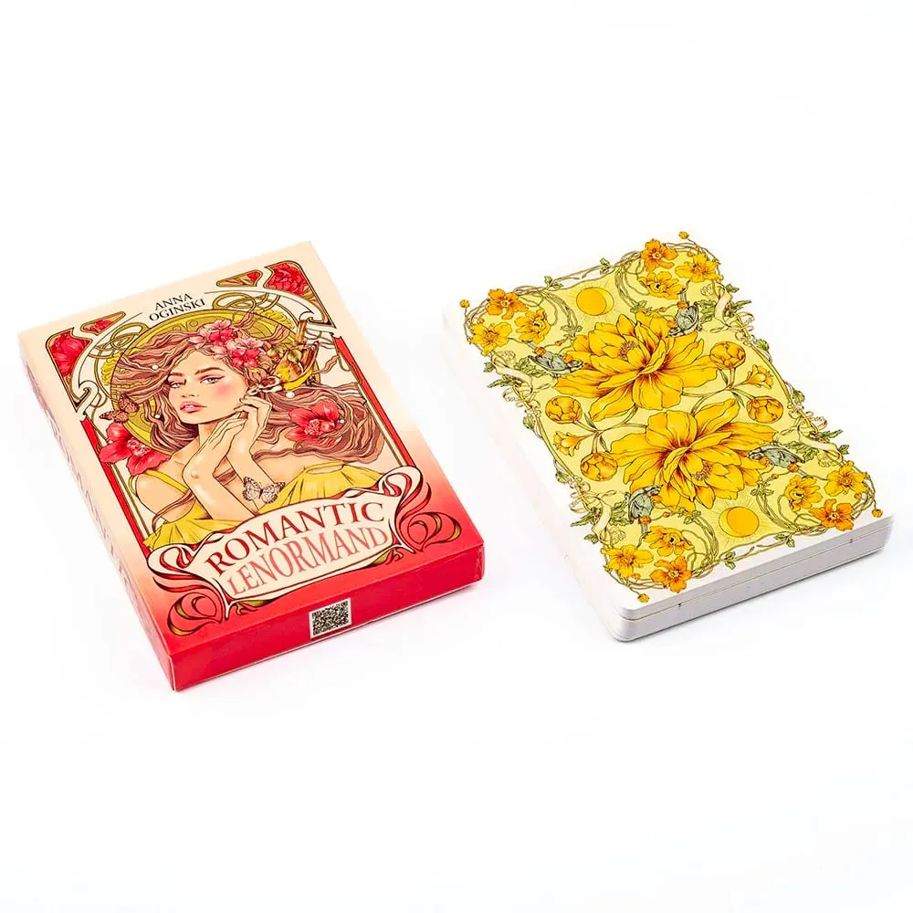 37Pcs Cards Romatic Lenormand Tarot Deck Full English Version Oracles Deck For Girl Board Games 10.2*7.2Cm — image 3
