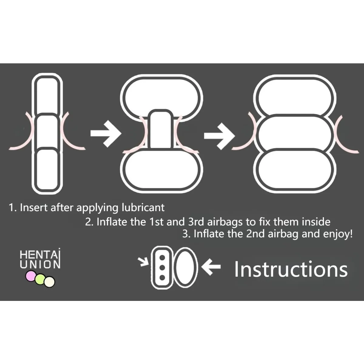Three-chambered Inflatable Anal Plug Big Dildos Butt Plug Dilator Women Men Sex Toys Prostate Massager BDSM G Spot Stimulator