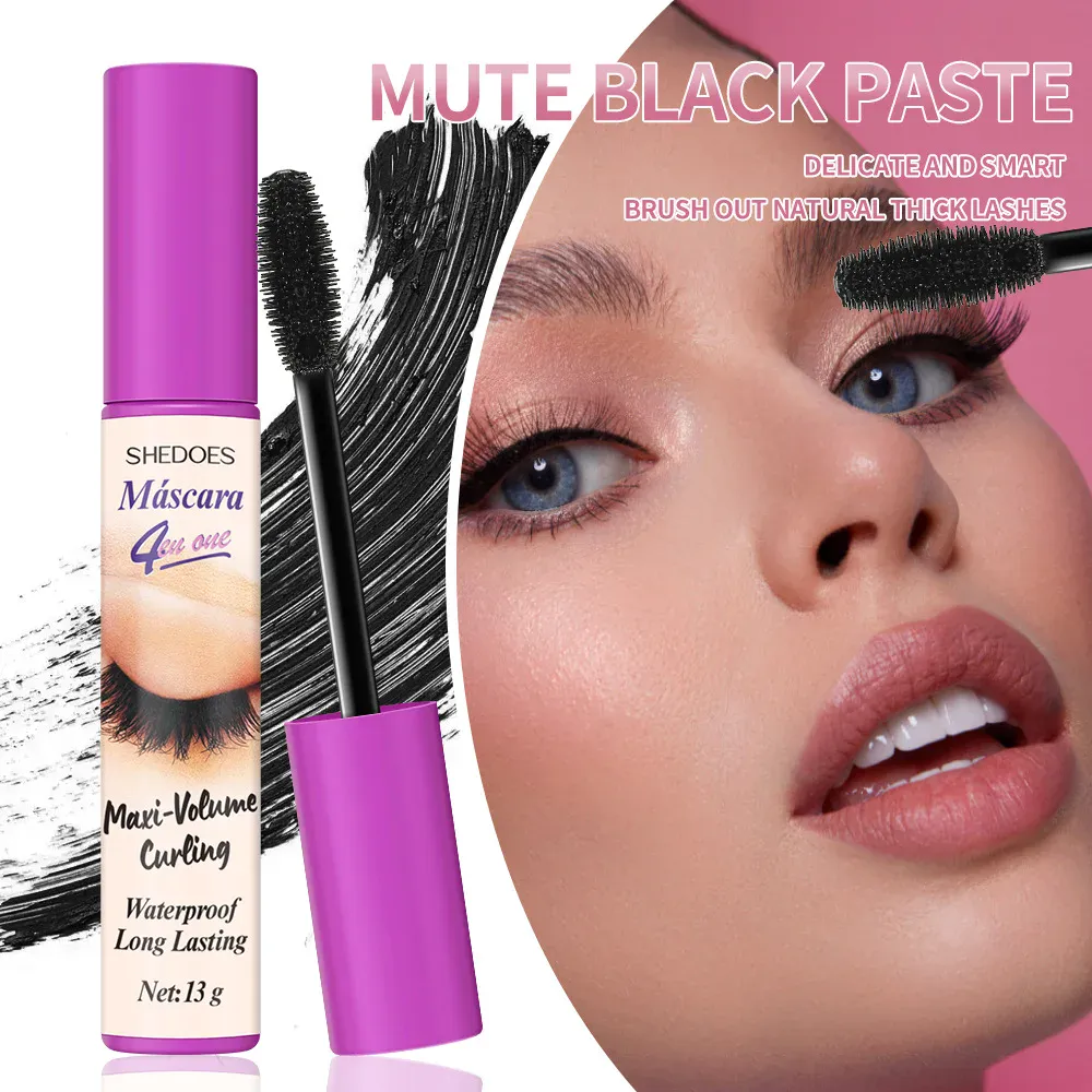 Rímel à prova d'água 5d, alongamento de cílios de longa duração, sedoso, extensão de cílios pretos, maquiagem, beleza, cosméticos coreanos