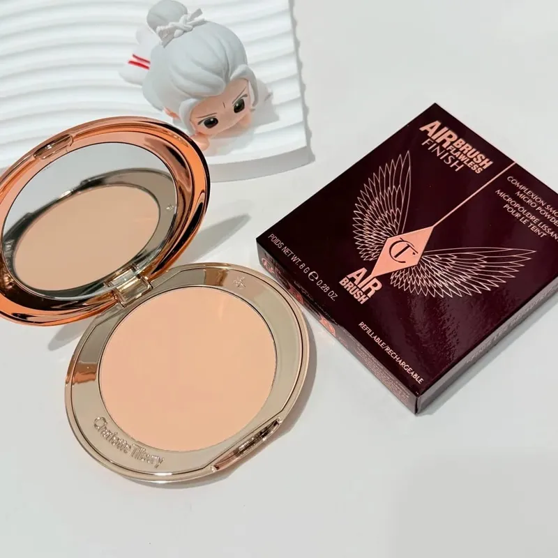 Charlotte Tilbury Set Pressed Powder Oil Control Matte High Gloss Face Repair Honey Powder Celebrity Same Brand Makeup Products