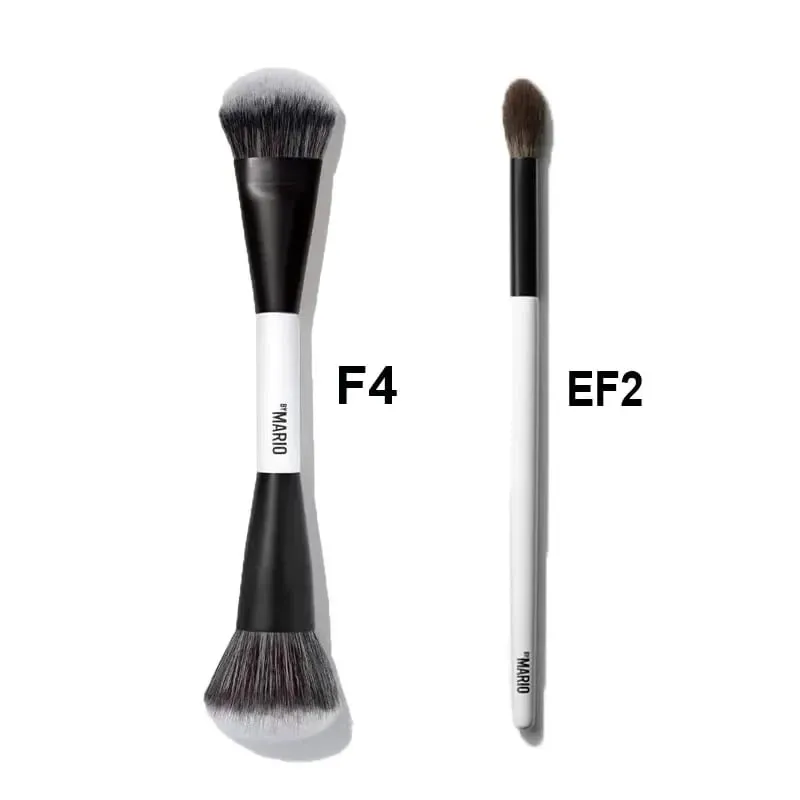 Kit de pincéis de cerdas macias para blush e iluminador, ferramentas cosméticas faciais impecáveis ​​e macias, F1 F2 F3 F4 Pro, pincéis de maquiagem para mistura facial