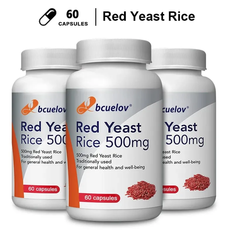 Extrato de Levedura de Arroz Vermelho 500 Mg Vegetariano – Fórmula Avançada para Coração Saudável para Suplemento de Saúde Cardiovascular — image 11