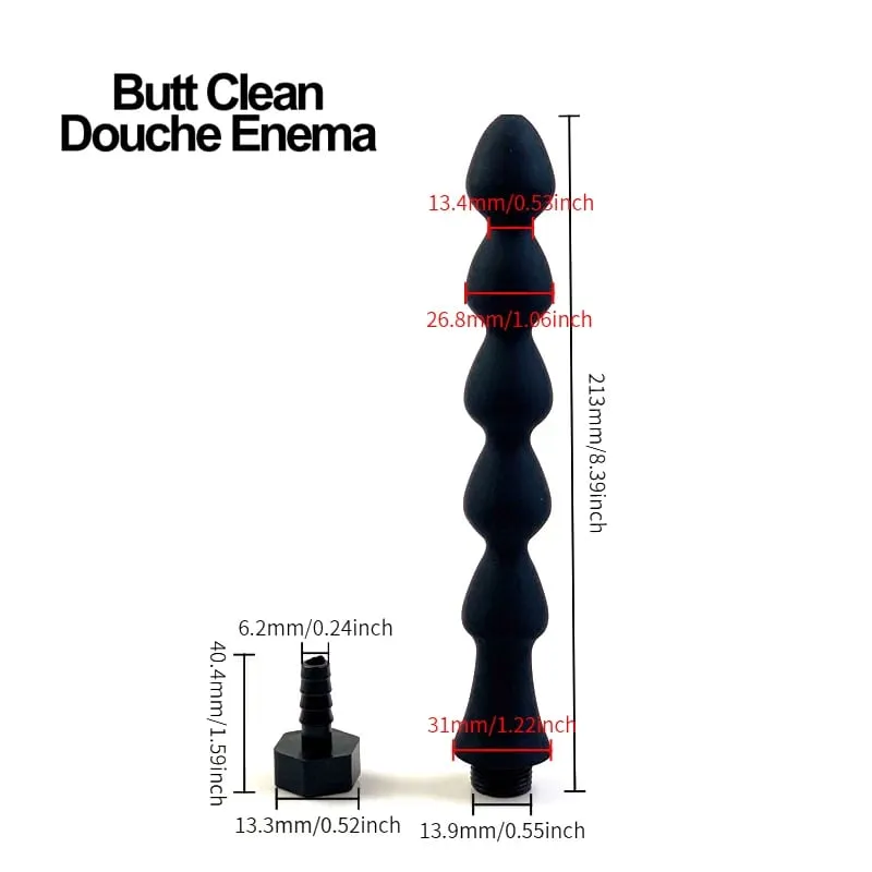 Silicone anal vaginal ducha butt plug multi-função enema plug-in chuveiro anal dilatadores adultos brinquedos sexuais adultos brinquedos sexuais