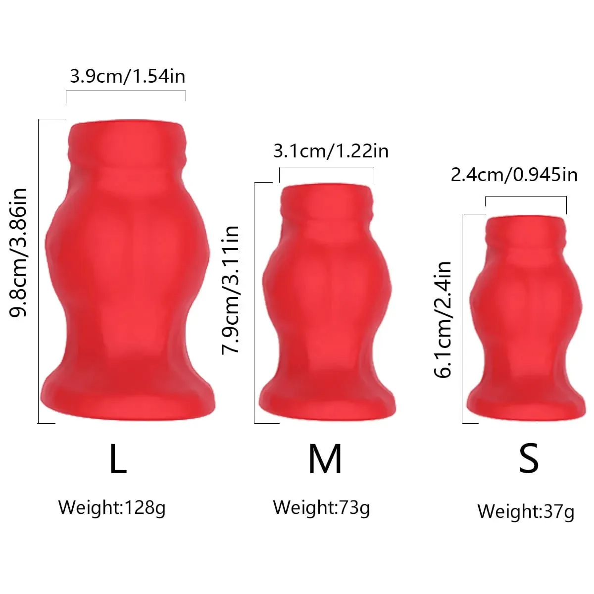 Soft Silicone Hollow Anal Plug Tunnel Butt Plug Daily Wear Flared Base Enema Dilator Anal Trainer Sex Toy for Men Women S/M/L