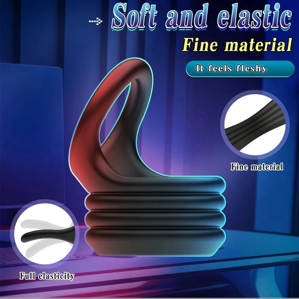 Anel de pênis de silicone de alta qualidade para sêmen atraso ereção ampliador anéis de borracha galo sexo brinquedos escrotal bondage anel para testículos