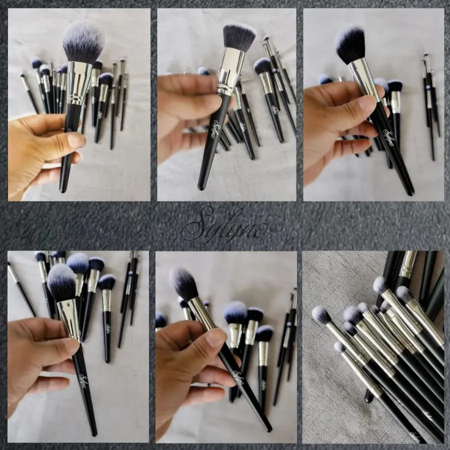 Conjunto de pincéis de maquiagem Sylyne Kit de pincéis de maquiagem profissional de 15 peças