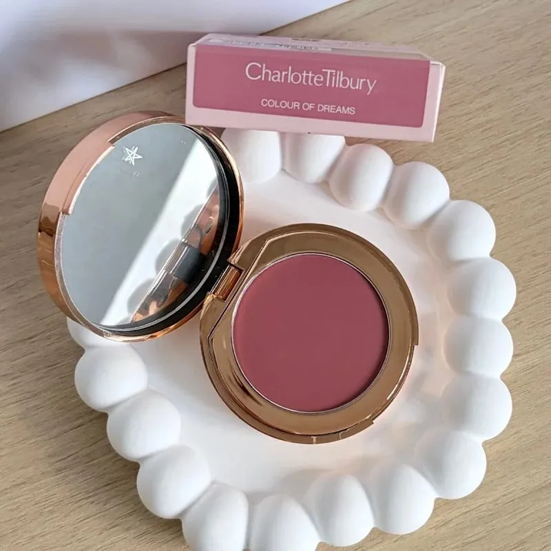 CT Lip Cheek Blush de uso duplo Creme de duas cores em pó à prova d'água Blush e destaques de duas cores Blush Cosméticos