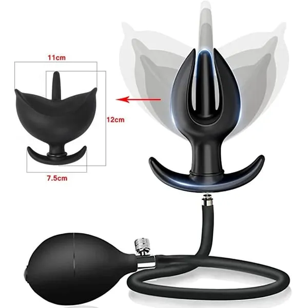 Expansor anal expandir inflável anal plug oversized enema treinamento butt plug dilatador bunda brinquedo sexual de próstata para homens