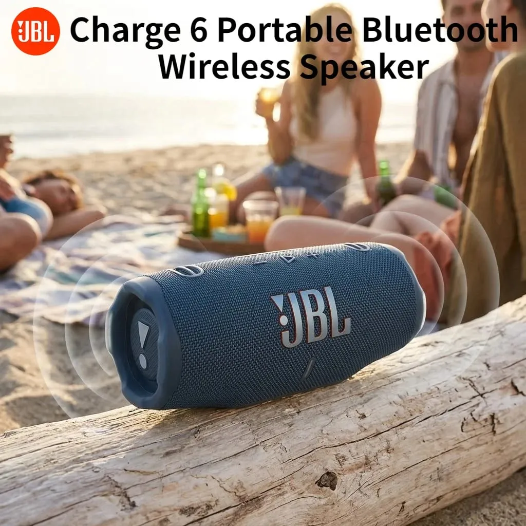 Jbl charge 6 portátil bluetooth alto-falante sem fio graves profundos subwoofer ip68 à prova dip68 água pro som festa ao ar livre acampamento boombox