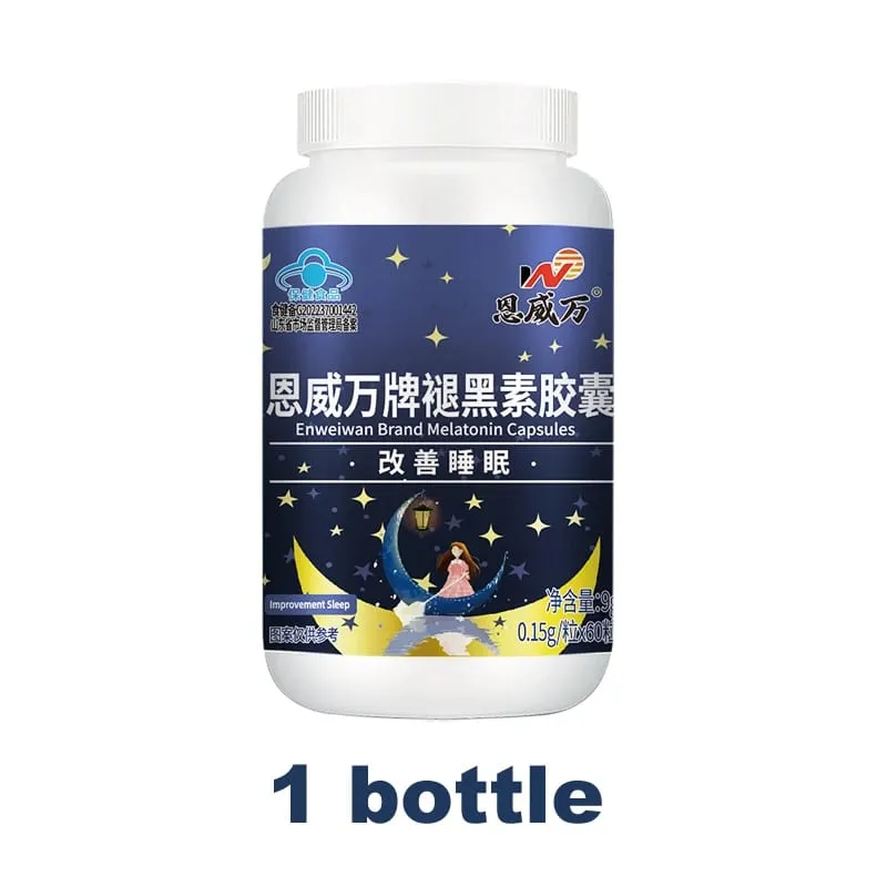 Cápsulas de melatonina para sono profundo e cognição cerebral, melatonina lipossomal de força extra com vitamina B6, efeito duplo, sono de qualidade