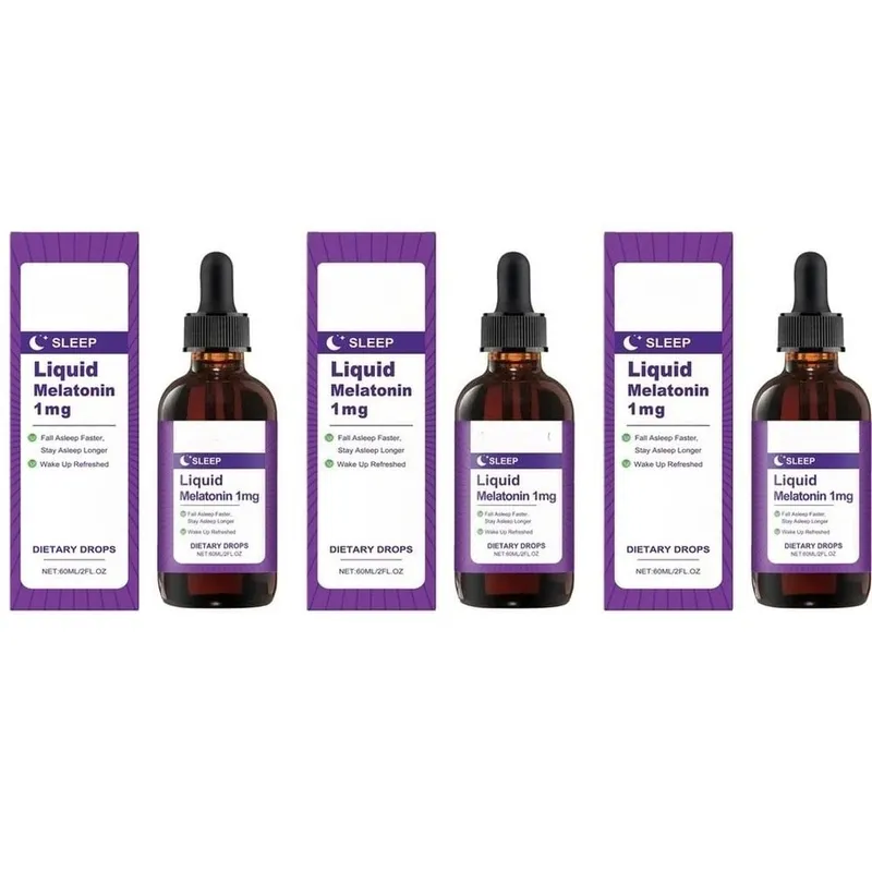 Folyékony melatonin 1 mg Alváscseppek Mentalevél kivonat Gyorsabb elalvás Maradj tovább aludj Frissítve kelj fel 60 ml