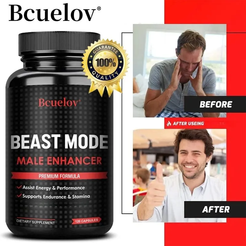 L-Arginine Capsules - Enhance Muscle Building Endurance Energy Boost Improve Men's Muscle Health Dietary Supplement NON-GMO