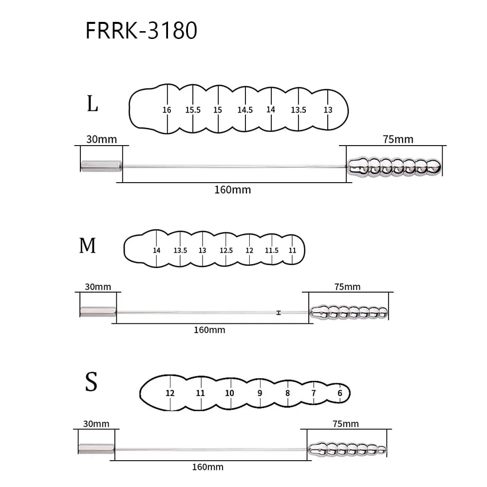 Protaste Stimulation Urethral Penis Plug Stainless Steel Urethral Dilator Sounding Rod Catheter Masturbation Sex Toys Men