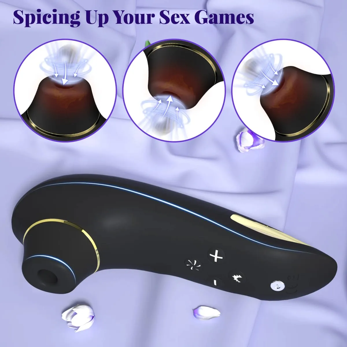 Heating Sucking Vibrator Female 5 Speeds 8 Suck Modes Clitoris Nipple Stimulator Anal Suction Massager Adult Sex Toys for Women