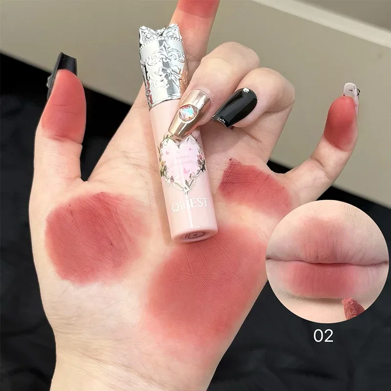 Batom líquido fosco hidratante gloss labial de longa duração lama macia névoa sedosa mancha labial natural maquiagem à prova d' água