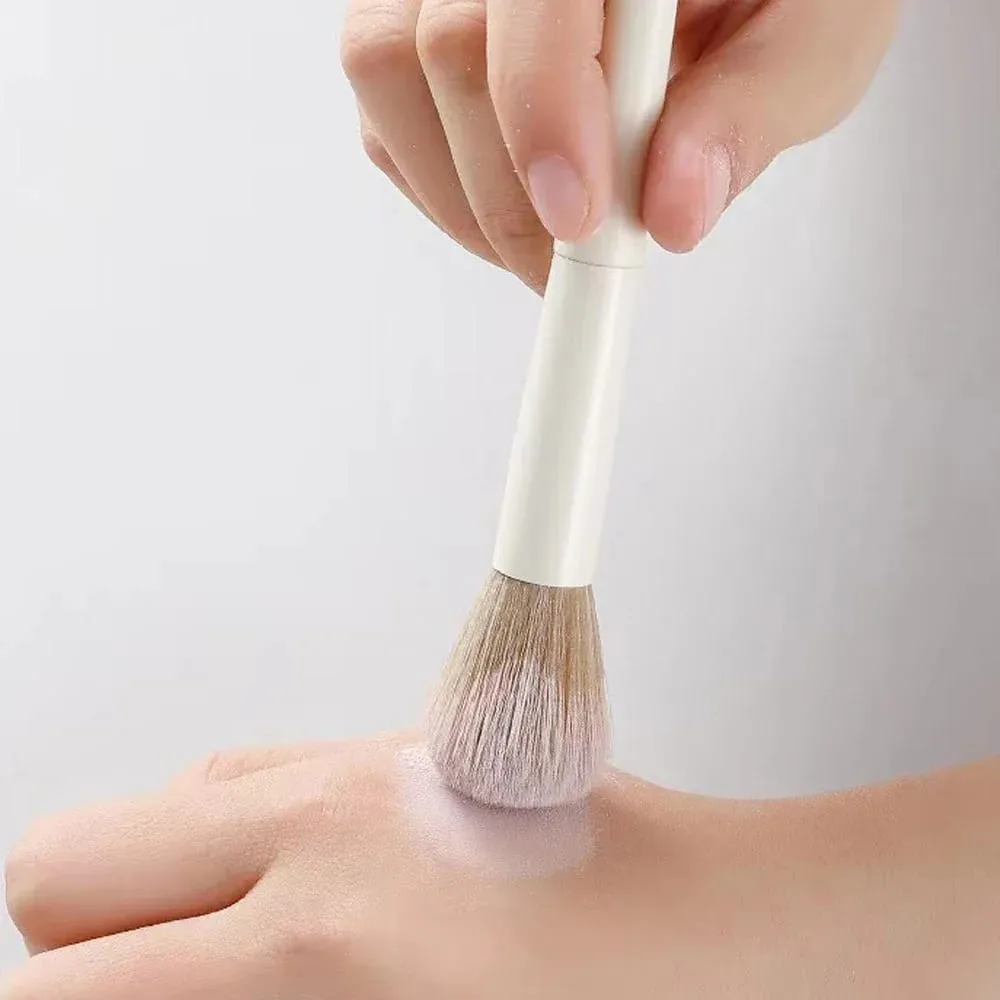Conjunto de pincéis de maquiagem macios e fofos, base para sombra de olho, pó cosmético feminino, blush, mistura de beleza, ferramenta de beleza