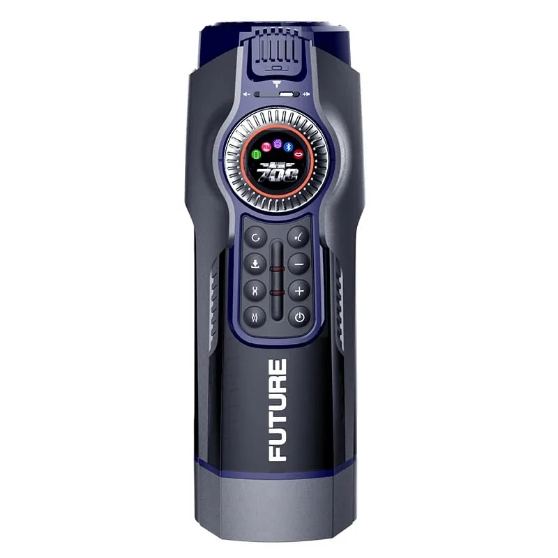 Leten 708-III 靜音震動器加熱呻吟 USB 充電自動伸縮男性自慰陰道陰部性玩具男用