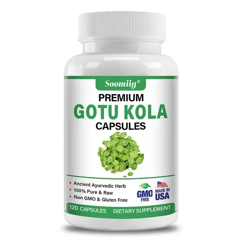 Premium Centella Asiatica Capsules - Brain Supplement - Brain & Nervous System Calm Mental Clarity Improve Skin