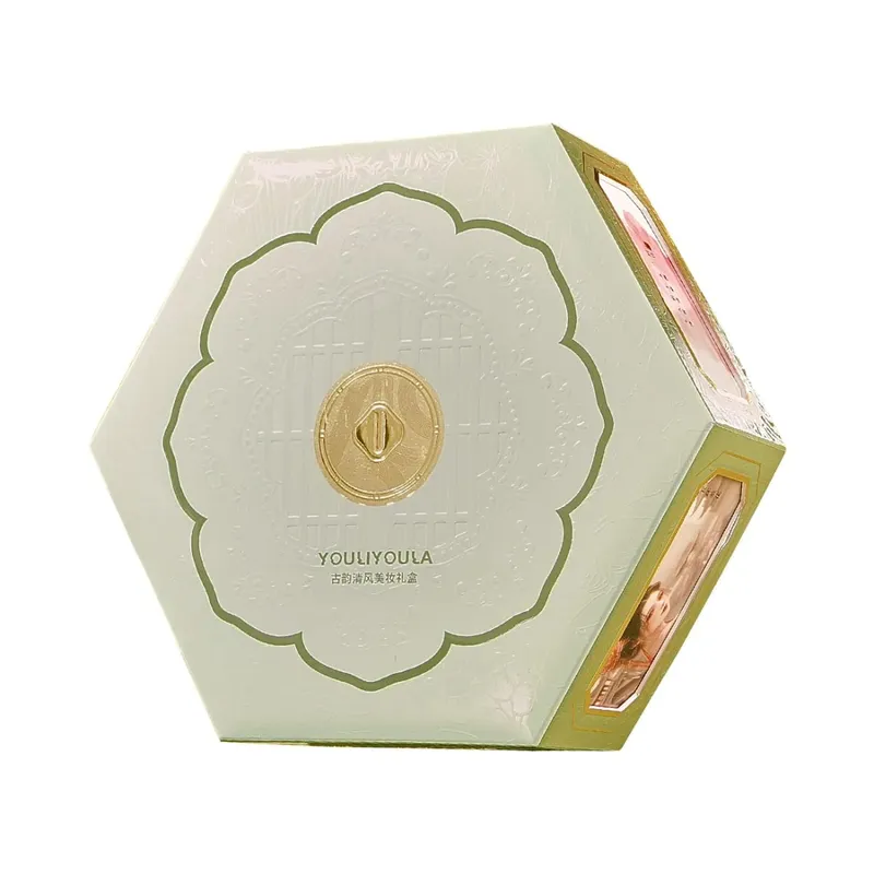Ancient Charm Fresh Breeze Makeup Set Cosmetics Full Set Chinese Style Makeup Gift Box Holiday Gift with Makeup Brush Set